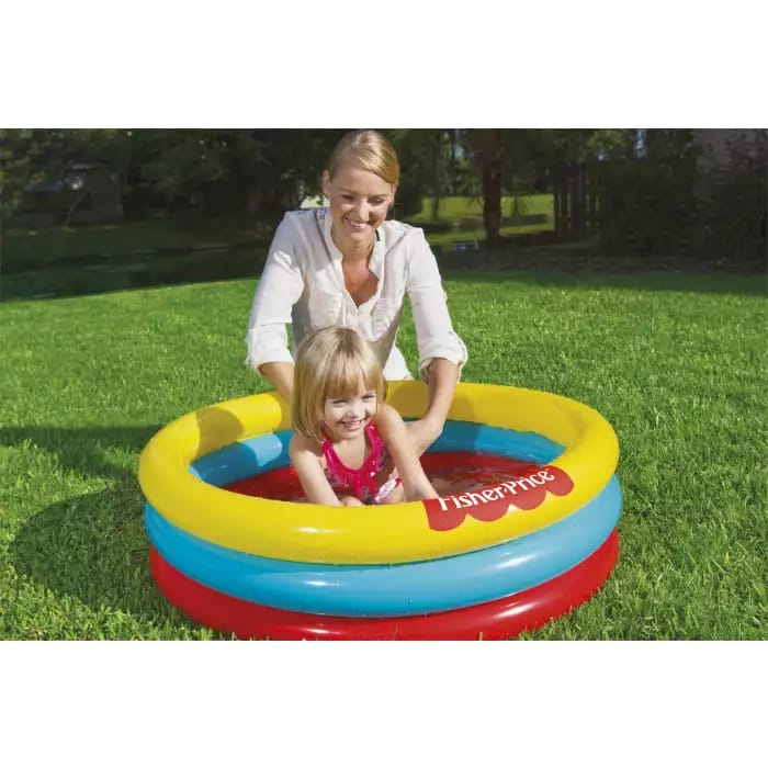 Детский надувной бассейн 91х25см "Fisher Price" с мячами (25шт), от 2 лет фото 4